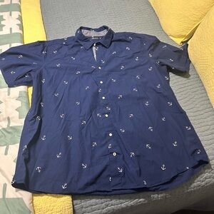 Nautical Blue Men's Shirt